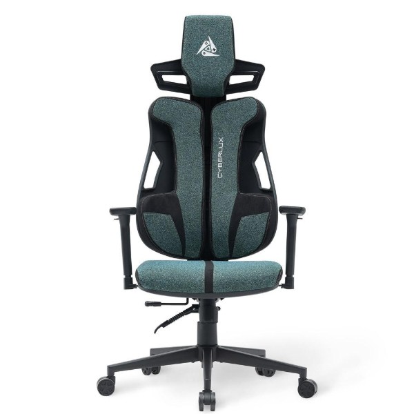 Фото - Крісло для геймерів Cyberlux V8 Fabric Green (GM-V8 FZ)